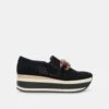 Dolce Vita JHENEE PERFORATED SNEAKERS ONYX SUEDE -Fashion Shoe Store DOLCEVITA SNEAKERS JHENEEPERF ONYXSUEDE 02
