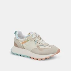 DOLCE VITA X GREATS REUBIN PRIDE SNEAKERS WHITE MULTI SUEDE -Fashion Shoe Store DOLCEVITA SNEAKERS REUBINPRIDE WHITEMULTISUEDE 01
