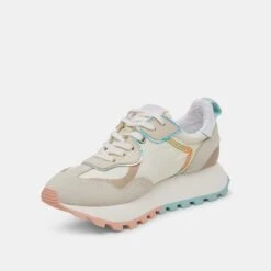 DOLCE VITA X GREATS REUBIN PRIDE SNEAKERS WHITE MULTI SUEDE -Fashion Shoe Store DOLCEVITA SNEAKERS REUBINPRIDE WHITEMULTISUEDE 08