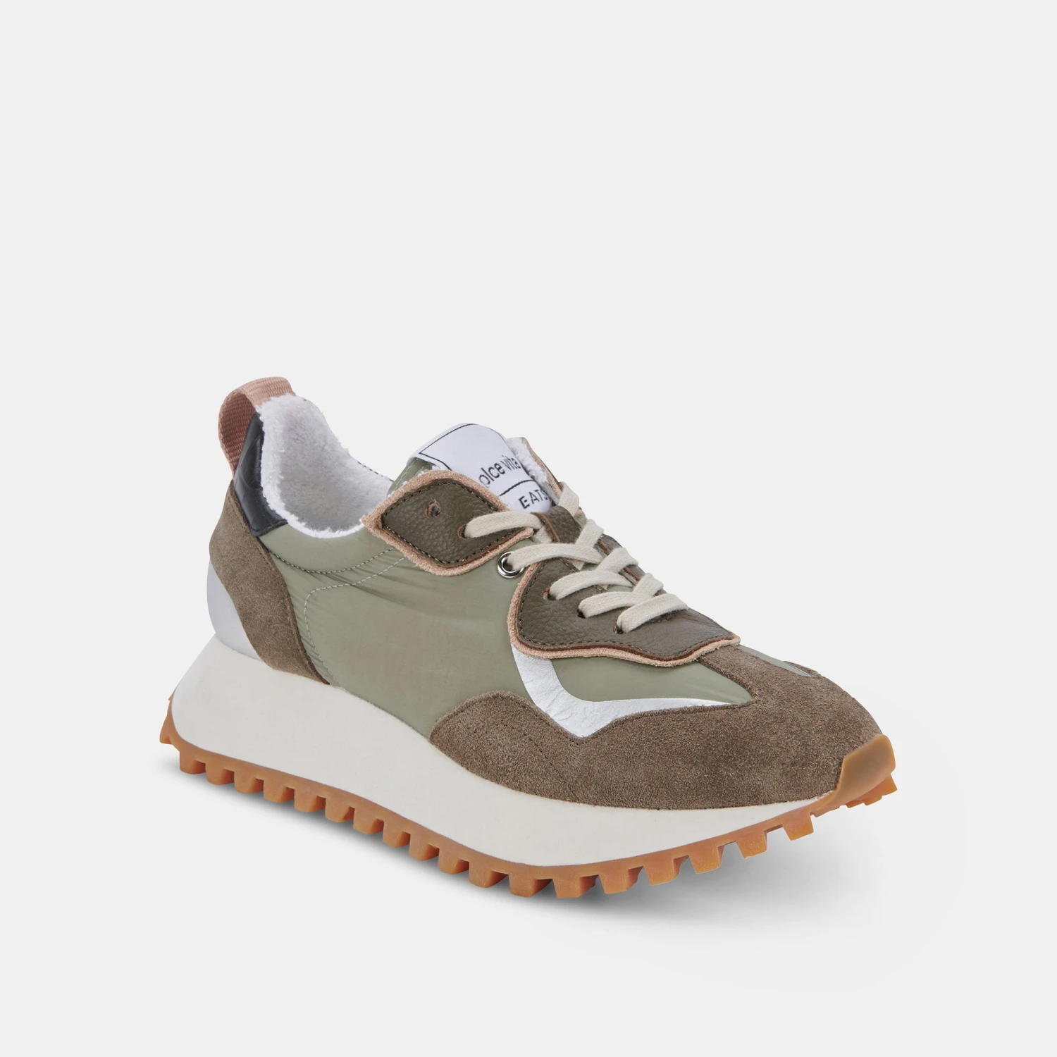 DOLCE VITA X GREATS REUBIN SNEAKERS ARMY NYLON 4 DOLCE VITA X GREATS REUBIN SNEAKERS ARMY NYLON - Image 2