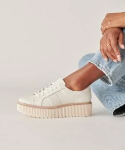 TIGER SNEAKERS WHITE LEATHER 37 TIGER SNEAKERS WHITE LEATHER -Fashion Shoe Store DOLCEVITA SNEAKERS TIGER WHITELEATHER ONFOOT 5