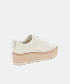 TOYAH SNEAKERS WHITE LEATHER -Fashion Shoe Store DOLCEVITA SNEAKERS TOYAH WHITELEATHER 03 1