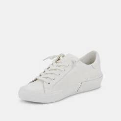 ZINA 360 SNEAKERS WHITE RECYCLED LEATHER -Fashion Shoe Store DOLCEVITA SNEAKERS ZINA360 WHITERECYCLEDLEATHER 08