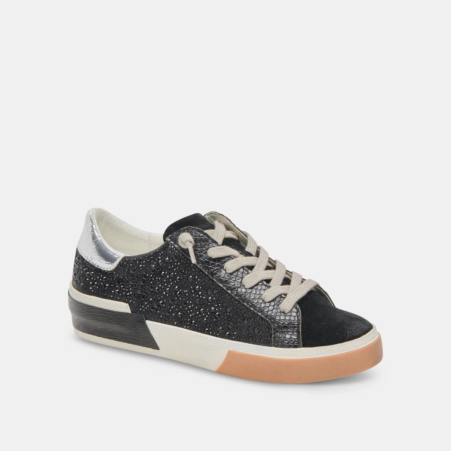 Dolce Vita ZINA CRYSTAL SNEAKERS BLACK SUEDE 4 Dolce Vita ZINA CRYSTAL SNEAKERS BLACK SUEDE - Image 2