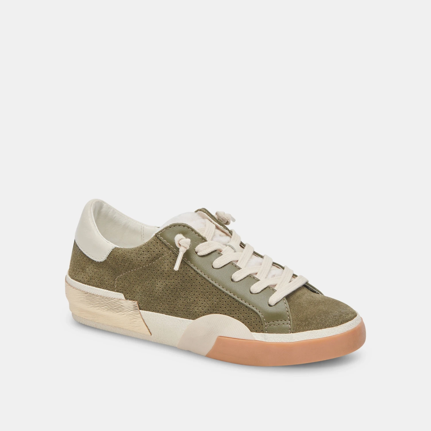 Dolce Vita ZINA PLUSH SNEAKERS MOSS PERFORATED SUEDE 4 Dolce Vita ZINA PLUSH SNEAKERS MOSS PERFORATED SUEDE - Image 2