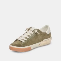 Dolce Vita ZINA PLUSH SNEAKERS MOSS PERFORATED SUEDE 14 Dolce Vita ZINA PLUSH SNEAKERS MOSS PERFORATED SUEDE -Fashion Shoe Store DOLCEVITA SNEAKERS ZINAPLUSH MOSSPERFORATEDSUEDE 03