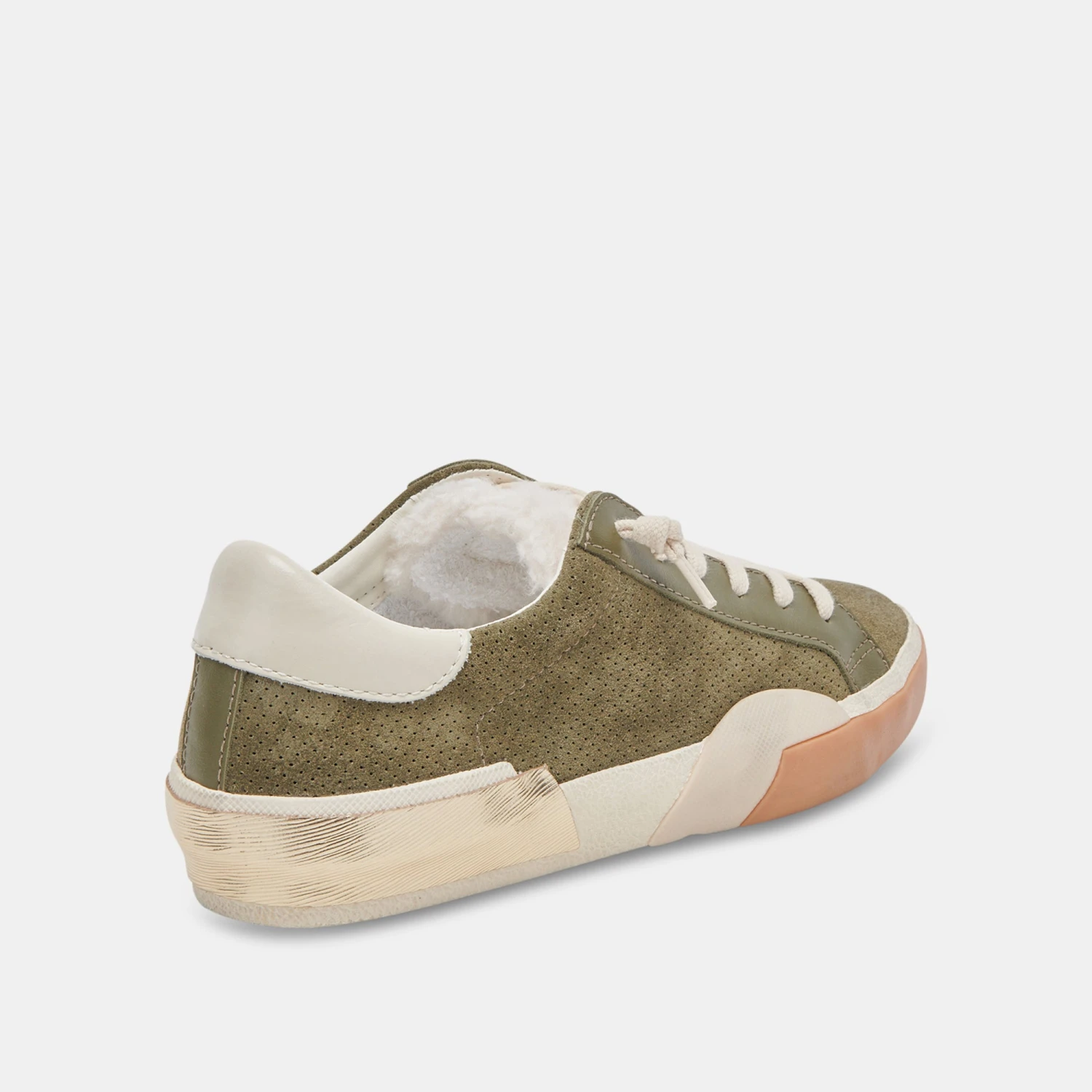 Dolce Vita ZINA PLUSH SNEAKERS MOSS PERFORATED SUEDE 5 Dolce Vita ZINA PLUSH SNEAKERS MOSS PERFORATED SUEDE - Image 3