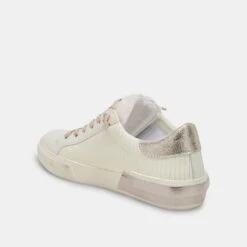 Dolce Vita ZINA PLUSH SNEAKERS WHITE SLICED LEATHER 15 Dolce Vita ZINA PLUSH SNEAKERS WHITE SLICED LEATHER -Fashion Shoe Store DOLCEVITA SNEAKERS ZINAPLUSH WHITESLICEDLEATHER 09