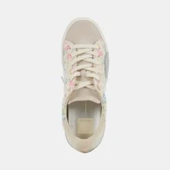ZINA SNEAKERS BLUE FLORAL LEATHER -Fashion Shoe Store DOLCEVITA SNEAKERS ZINA BLUEFLORALLEATHER 06