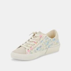 ZINA SNEAKERS BLUE FLORAL LEATHER -Fashion Shoe Store DOLCEVITA SNEAKERS ZINA BLUEFLORALLEATHER 08