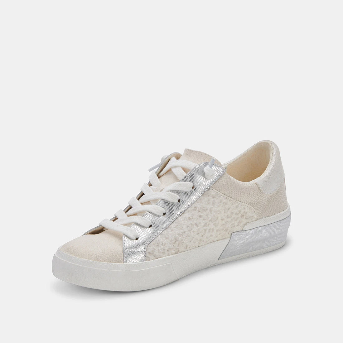ZINA SNEAKERS CREAM LEOPARD PRINT SUEDE 6 ZINA SNEAKERS CREAM LEOPARD PRINT SUEDE - Image 4