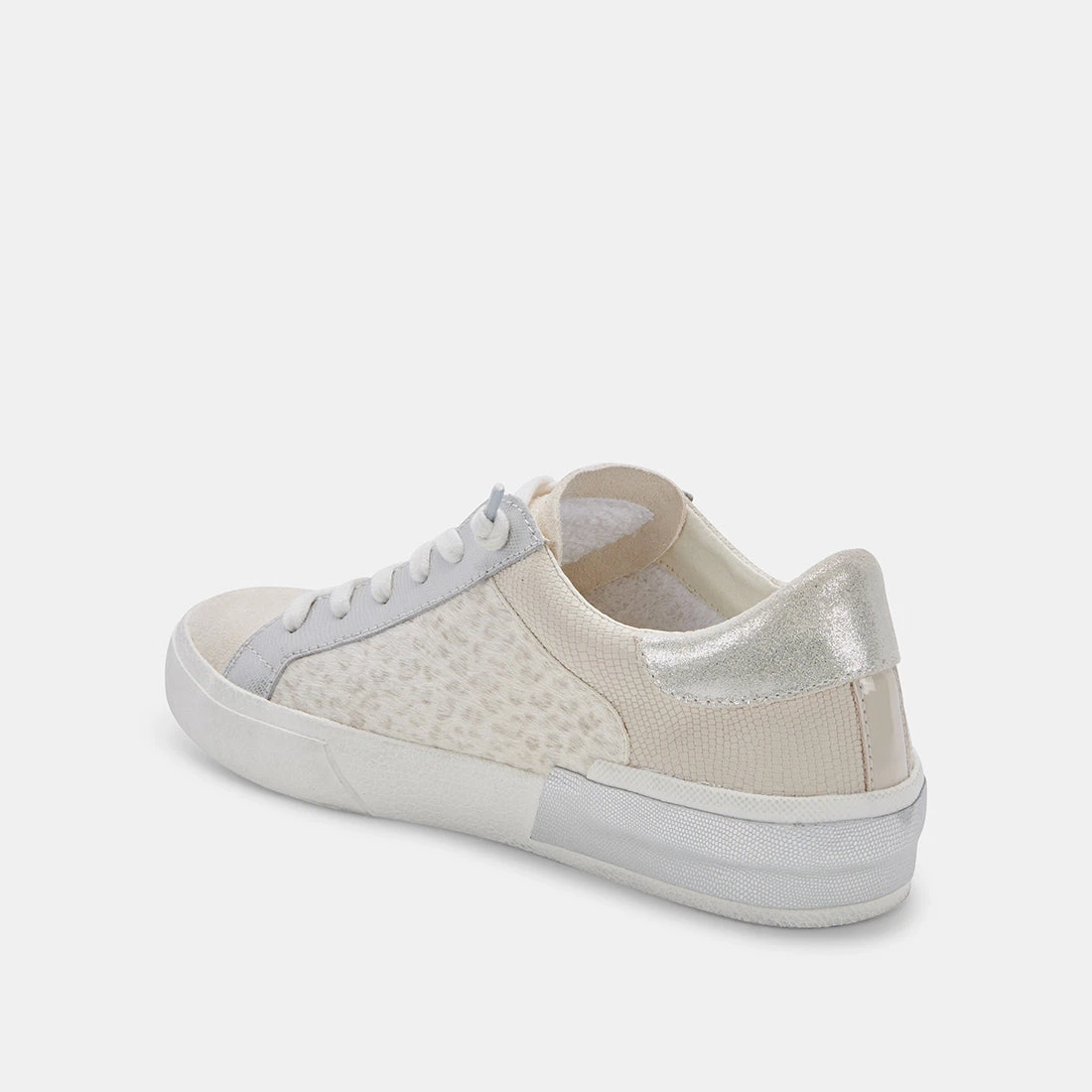 ZINA SNEAKERS CREAM LEOPARD PRINT SUEDE 7 ZINA SNEAKERS CREAM LEOPARD PRINT SUEDE - Image 5