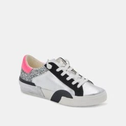 ZINA SNEAKERS DK SILVER LEATHER -Fashion Shoe Store DOLCEVITA SNEAKERS ZINA DKSILVERLEATHER 01