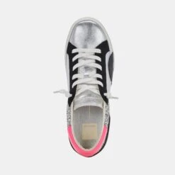 ZINA SNEAKERS DK SILVER LEATHER -Fashion Shoe Store DOLCEVITA SNEAKERS ZINA DKSILVERLEATHER 06