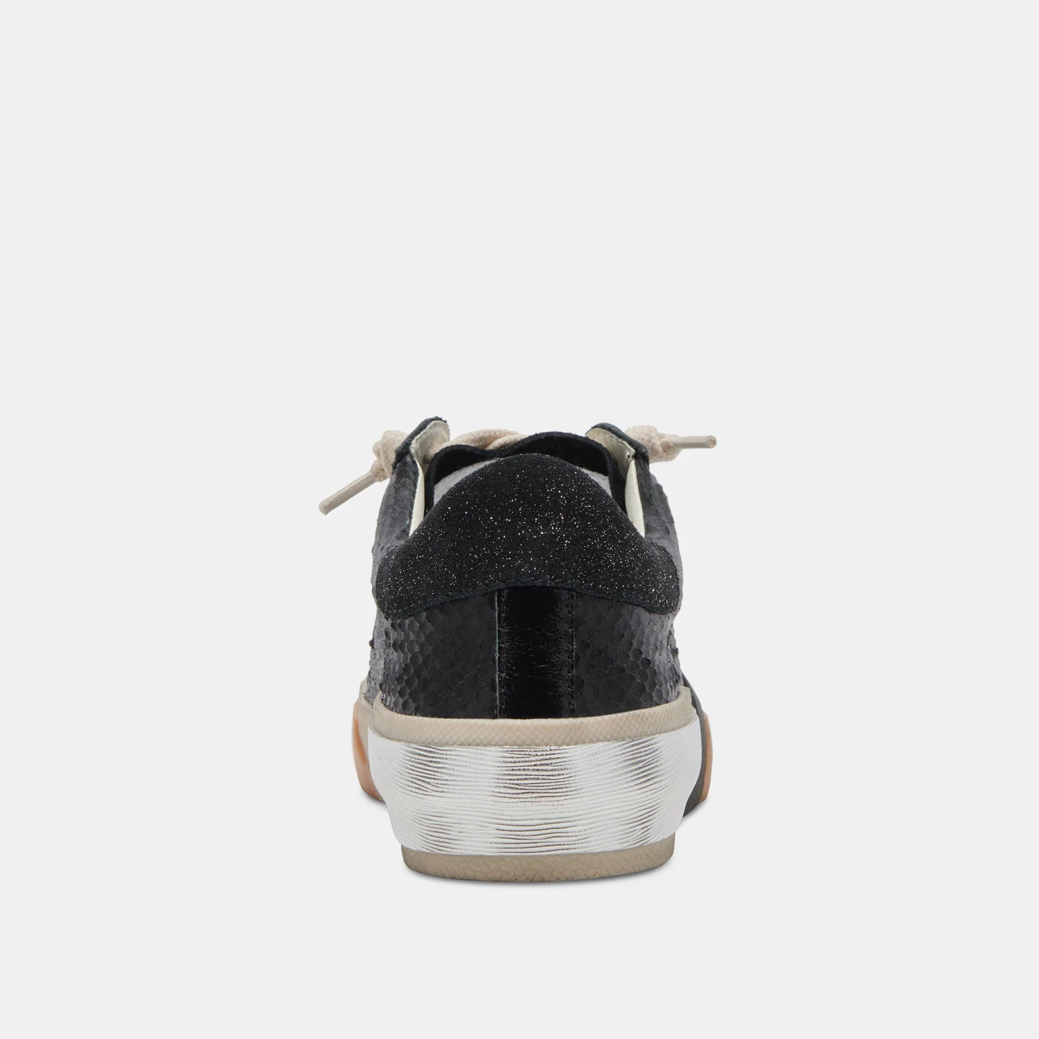 Dolce Vita ZINA SNEAKERS ONYX EMBOSSED LEATHER 9 Dolce Vita ZINA SNEAKERS ONYX EMBOSSED LEATHER - Image 7