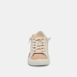 Dolce Vita ZINA SNEAKERS SAND EMBOSSED LEATHER -Fashion Shoe Store DOLCEVITA SNEAKERS ZINA SANDEMBOSSEDLEATHER 04