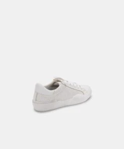 ZINA SNEAKERS WHITE PERFORATED LEATHER -Fashion Shoe Store DOLCEVITA SNEAKERS ZINA WHITE PERFORATED LEATHER BACK