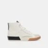 Dolce Vita ZOHARA SNEAKERS WHITE BLACK LEATHER -Fashion Shoe Store DOLCEVITA SNEAKERS ZOHARA WHITEBLACKLEATHER 02