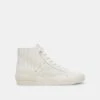 Dolce Vita ZOHARA SNEAKERS WHITE PERFORATED LEATHER -Fashion Shoe Store DOLCEVITA SNEAKERS ZOHARA WHITEPERFLEATHER 02