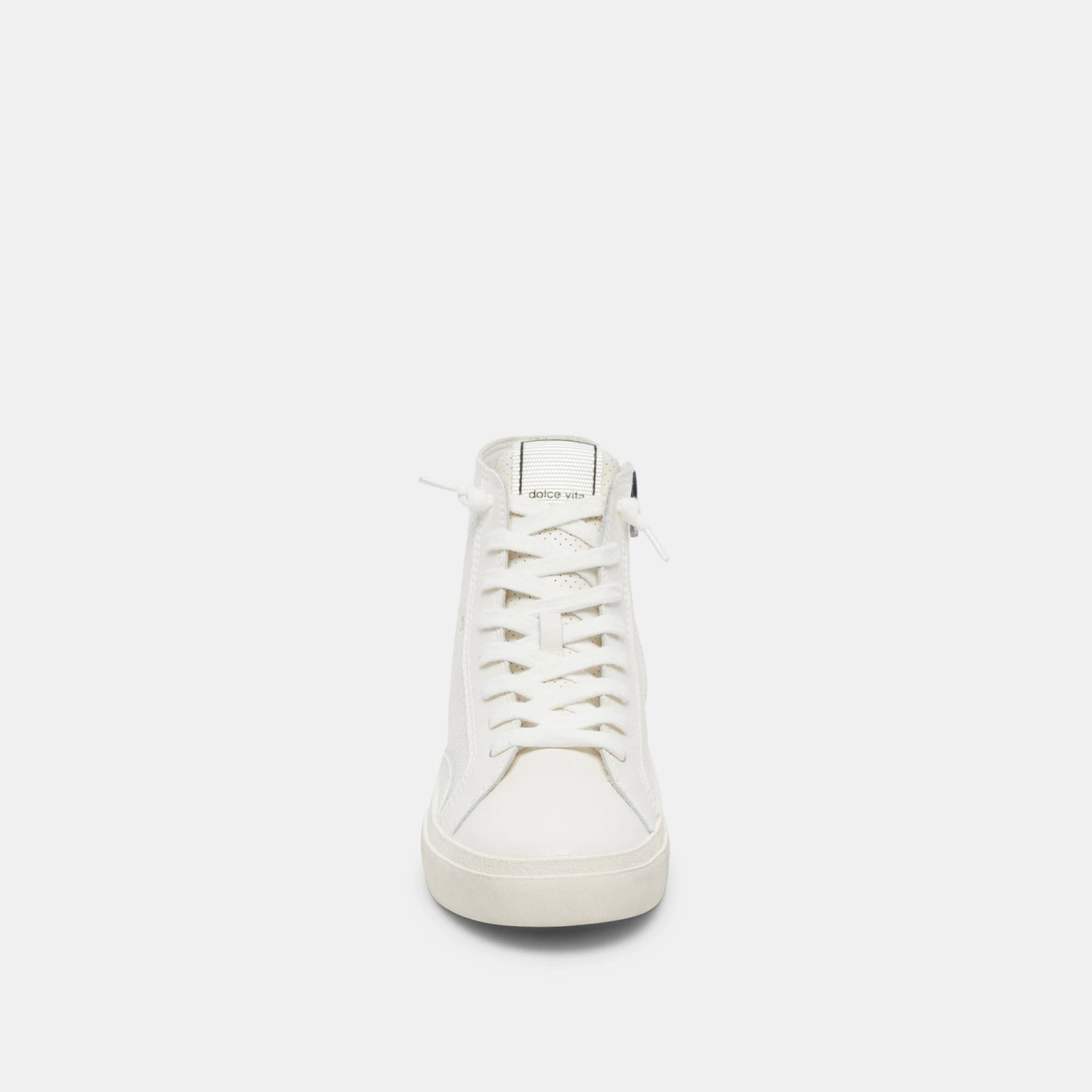 Dolce Vita ZOHARA SNEAKERS WHITE PERFORATED LEATHER 8 Dolce Vita ZOHARA SNEAKERS WHITE PERFORATED LEATHER - Image 6