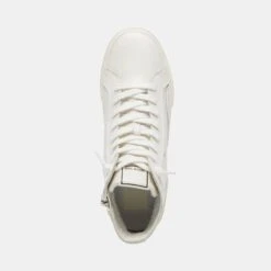 Dolce Vita ZOHARA SNEAKERS WHITE PERFORATED LEATHER 18 Dolce Vita ZOHARA SNEAKERS WHITE PERFORATED LEATHER -Fashion Shoe Store DOLCEVITA SNEAKERS ZOHARA WHITEPERFLEATHER 06