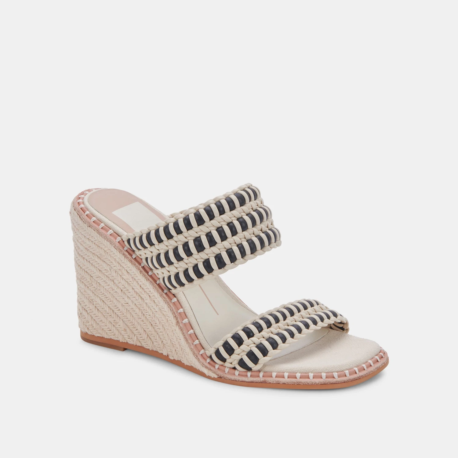 ABIGAL WEDGES BLACK WHITE STELLA 4 ABIGAL WEDGES BLACK WHITE STELLA - Image 2