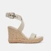 ALDONA WEDGES IVORY LEATHER -Fashion Shoe Store DOLCEVITA WEDGES ALDONA IVORYLEATHER 02