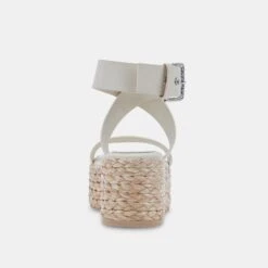 CANNES SANDALS IVORY LEATHER -Fashion Shoe Store DOLCEVITA WEDGES CANNES IVORYLEATHER 05