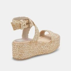 CANNES SANDALS LT NATURAL RAFFIA -Fashion Shoe Store DOLCEVITA WEDGES CANNES LTNATURALRAFFIA 03