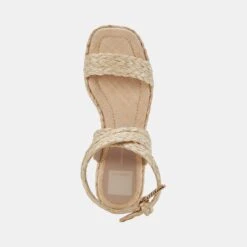 CANNES SANDALS LT NATURAL RAFFIA -Fashion Shoe Store DOLCEVITA WEDGES CANNES LTNATURALRAFFIA 06