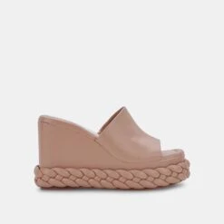 ELENE WEDGES CAFE LEATHER