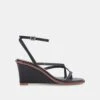 GEMINI WEDGES BLACK LEATHER 2 GEMINI WEDGES BLACK LEATHER -Fashion Shoe Store DOLCEVITA WEDGES GEMINI BLACKLEATHER 02