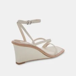 GEMINI WEDGES IVORY LEATHER -Fashion Shoe Store DOLCEVITA WEDGES GEMINI IVORYLEATHER 03