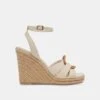MAZE WEDGES IVORY LEATHER -Fashion Shoe Store DOLCEVITA WEDGES MAZE IVORYLEATHER 02