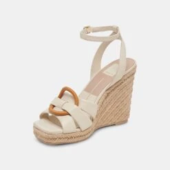 MAZE WEDGES IVORY LEATHER -Fashion Shoe Store DOLCEVITA WEDGES MAZE IVORYLEATHER 08