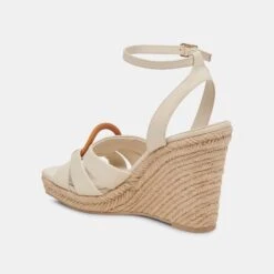 MAZE WEDGES IVORY LEATHER -Fashion Shoe Store DOLCEVITA WEDGES MAZE IVORYLEATHER 09