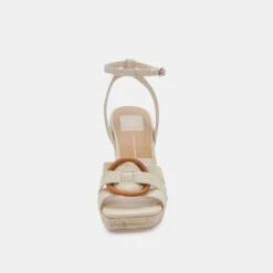 MAZE WEDGES WHEAT RAFFIA -Fashion Shoe Store DOLCEVITA WEDGES MAZE WHEATWOVEN 04
