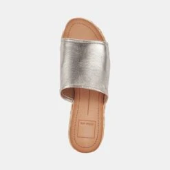 PABLOS WIDE SANDALS GOLD METALLIC LEATHER -Fashion Shoe Store DOLCEVITA WEDGES PABLOS LIGHTGOLDMETALLICLEATHER 06 6732d8bf f7de 4265 8376 461200493f1b