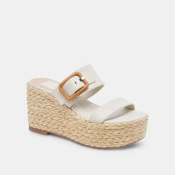 THORIN WEDGES IVORY LEATHER 14 THORIN WEDGES IVORY LEATHER -Fashion Shoe Store DOLCEVITA WEDGES THORIN IVORYLEATHER 01