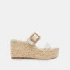 THORIN WEDGES IVORY LEATHER -Fashion Shoe Store DOLCEVITA WEDGES THORIN IVORYLEATHER 02