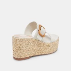 THORIN WEDGES IVORY LEATHER 15 THORIN WEDGES IVORY LEATHER -Fashion Shoe Store DOLCEVITA WEDGES THORIN IVORYLEATHER 03
