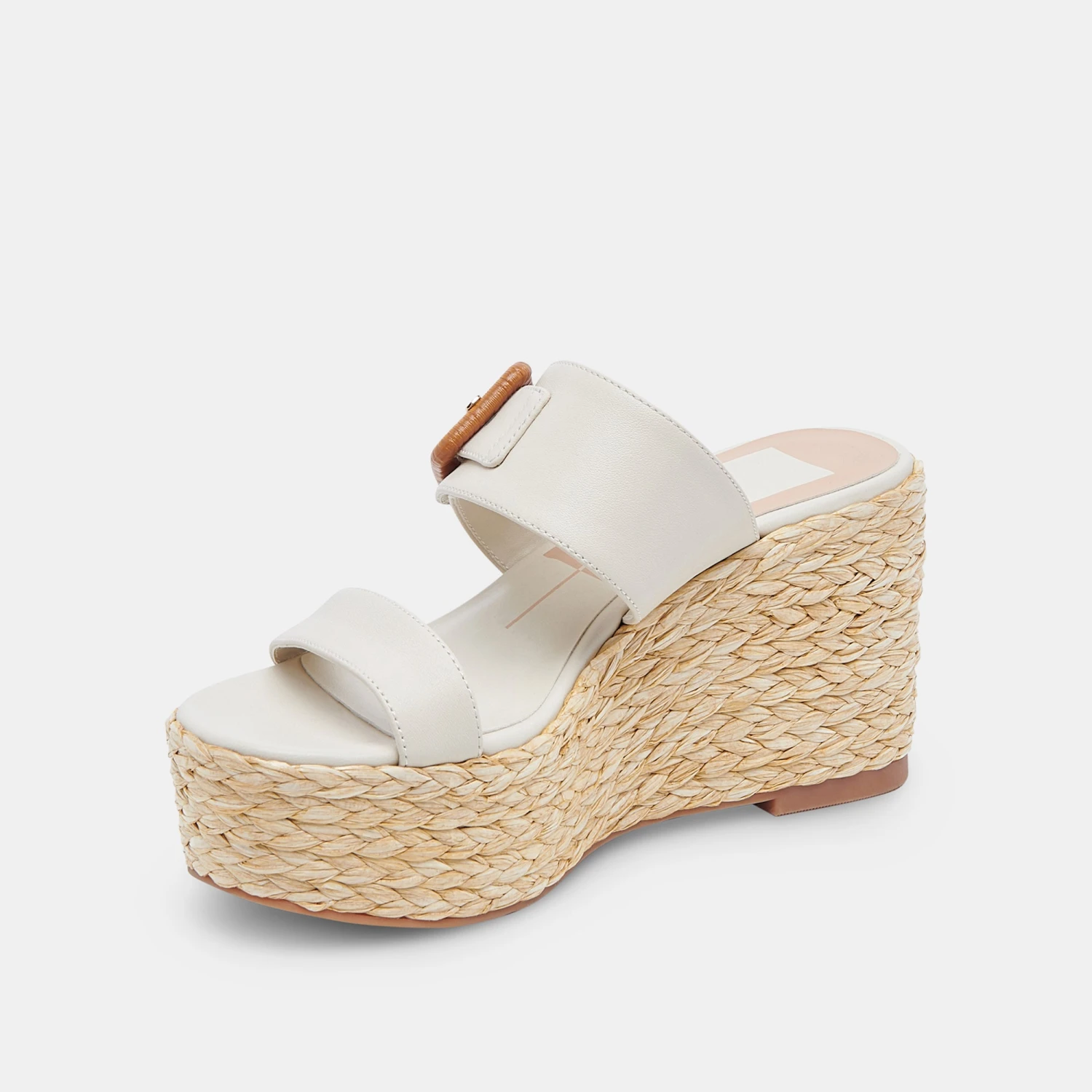 THORIN WEDGES IVORY LEATHER 7 THORIN WEDGES IVORY LEATHER - Image 5