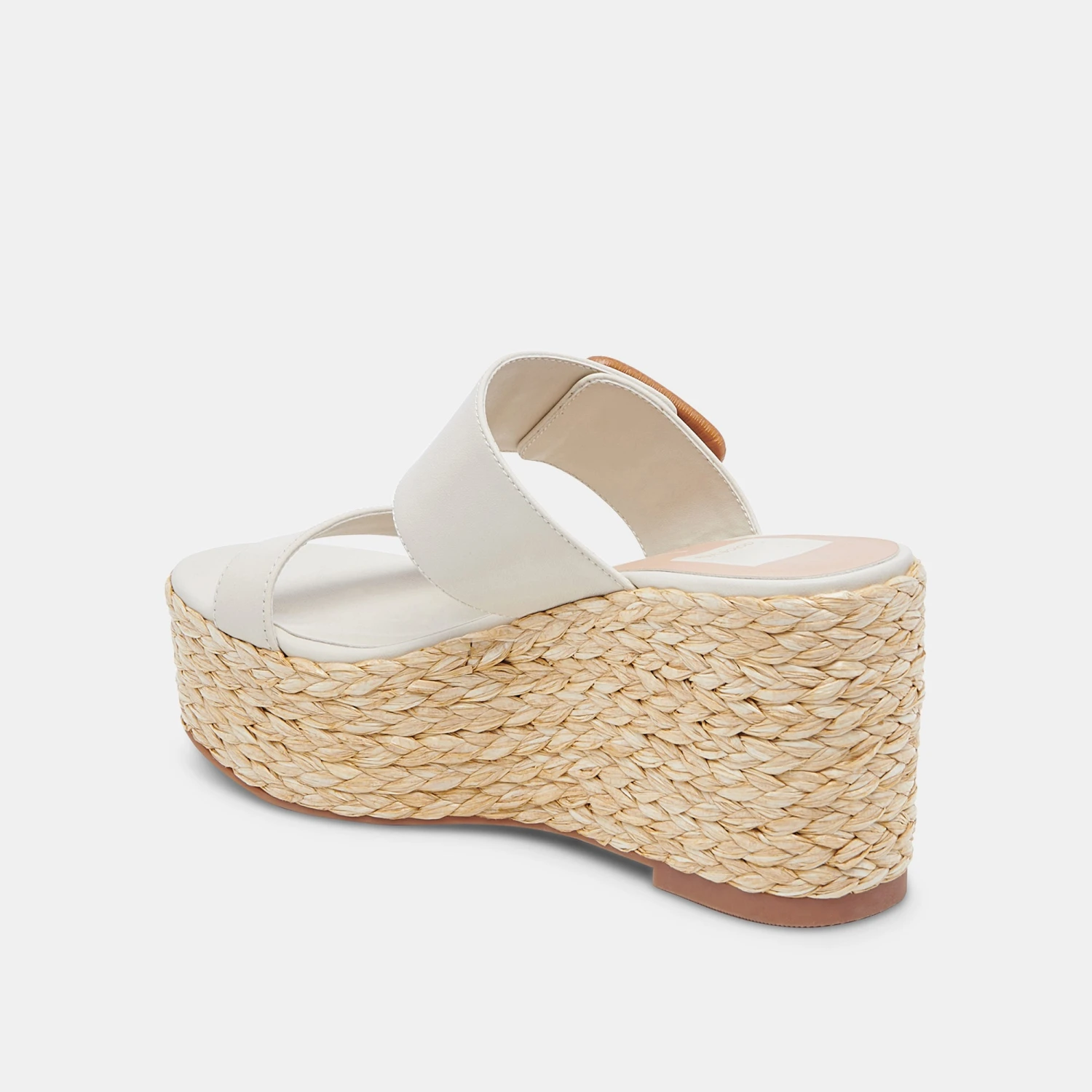 THORIN WEDGES IVORY LEATHER 8 THORIN WEDGES IVORY LEATHER - Image 6