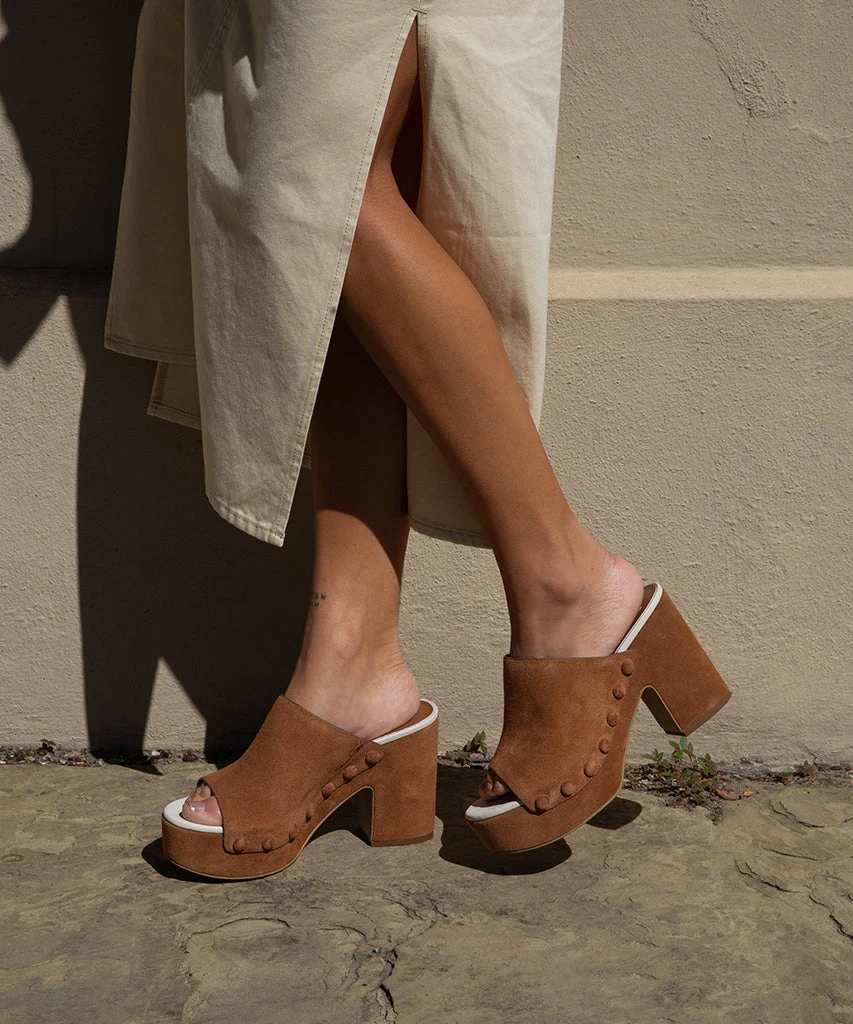 EMOL HEELS PECAN SUEDE 4 EMOL HEELS PECAN SUEDE - Image 2