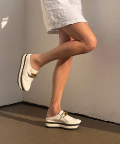 JERRY SNEAKERS WHITE LEATHER 19 JERRY SNEAKERS WHITE LEATHER -Fashion Shoe Store JERRY W