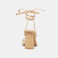 JOELLE HEELS LT NATURAL RAFFIA -Fashion Shoe Store JOELLE LTNATRAFFIA 5
