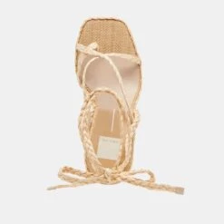 JOELLE HEELS LT NATURAL RAFFIA -Fashion Shoe Store JOELLE LTNATRAFFIA 6