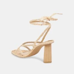 JOELLE HEELS LT NATURAL RAFFIA -Fashion Shoe Store JOELLE LTNATRAFFIA 9