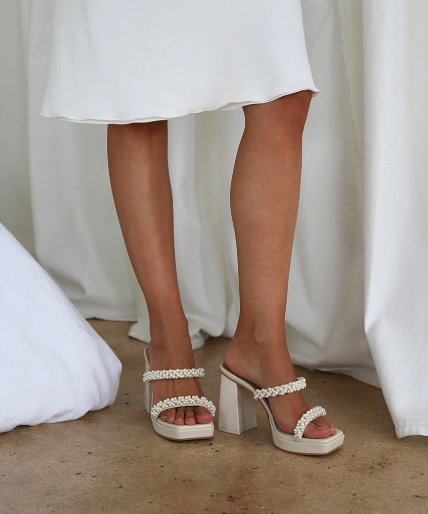 ARIELE HEELS VANILLA PEARLS 8 ARIELE HEELS VANILLA PEARLS - Image 6