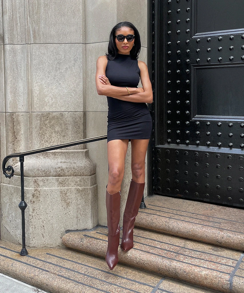 Dolce Vita AUGGIE BOOTS CHOCOLATE DRITAN LEATHER 4 Dolce Vita AUGGIE BOOTS CHOCOLATE DRITAN LEATHER - Image 2